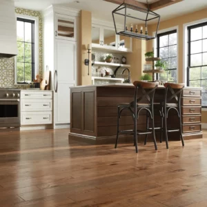 Brown hardwood flooring in a kitchen | Xtreme Flooring Solutions